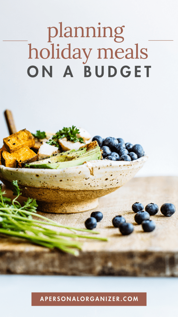 Planning Holiday Meals on a Budget - Blog post images