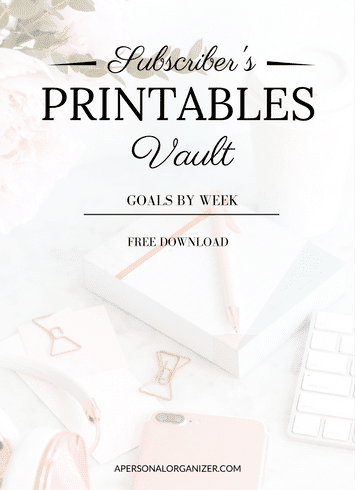 The Vault - Subscribe and receive instant access to all printables and checklists in the exclusive subscriber's library!