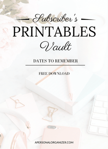 The Vault - Subscribe and receive instant access to the printables' library!