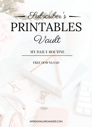 The Vault - Subscribe and receive instant access to all printables and checklists in the exclusive subscriber's library!
