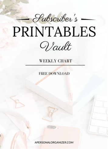 The Vault - Subscribe and receive instant access to all printables and checklists in the exclusive subscriber's library!