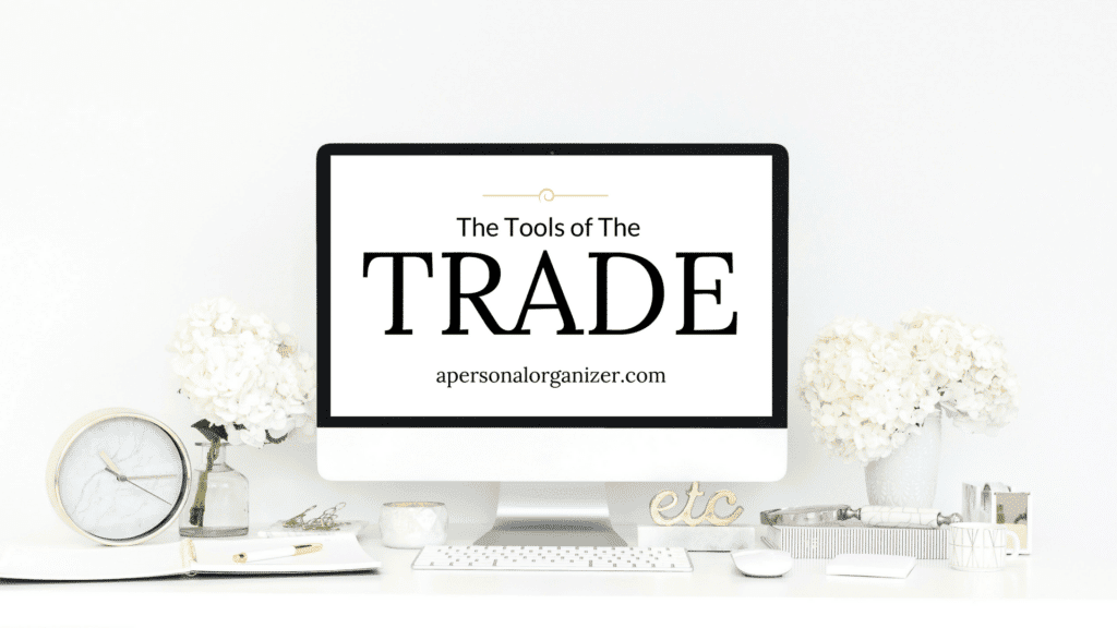 Tools of the Trade By Helena Alkhas - A Personal Organizer