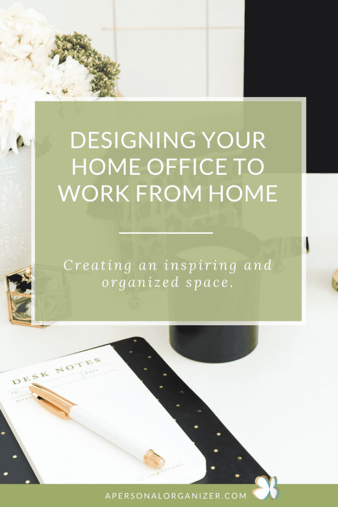 Home office organization.