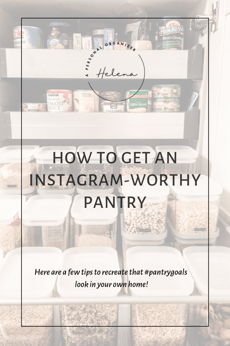 Check out our tips that will help you get an Instagram-worthy Pantry in your own home! How to get an instagram-worthy pantry