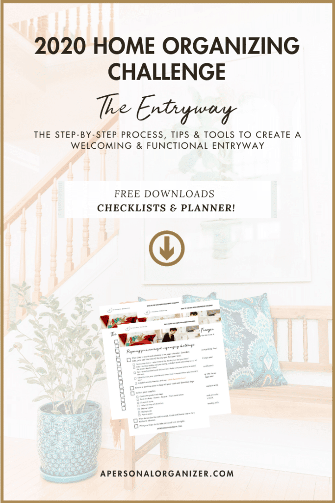 organizing the entryway