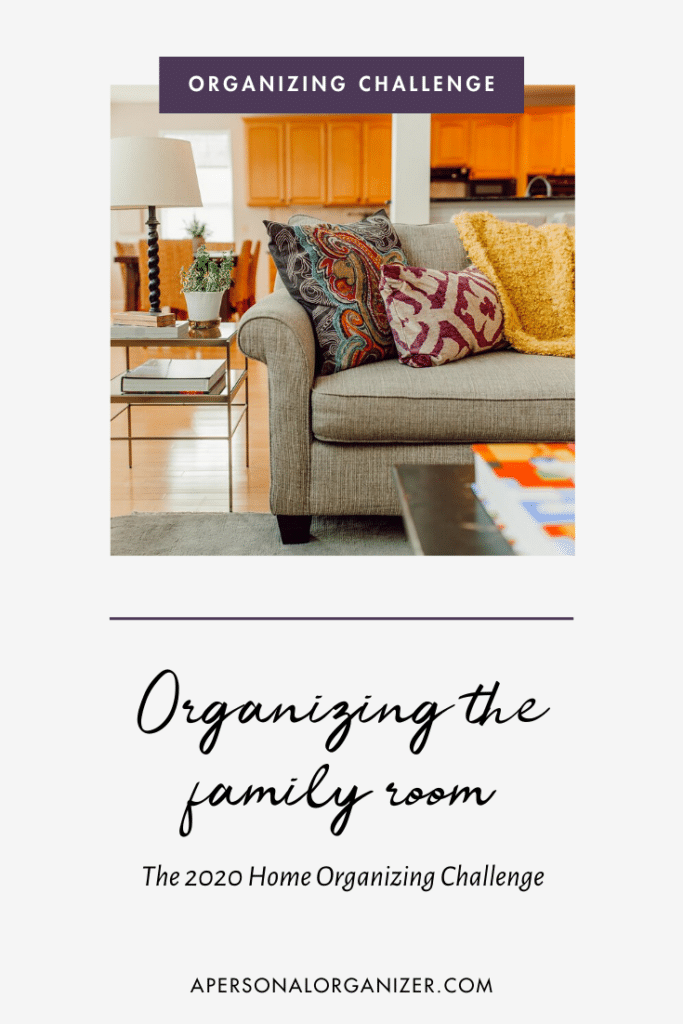 Organizing The Family Room
