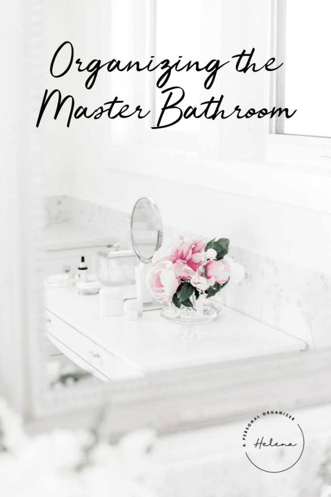 bathroom organizing tips
