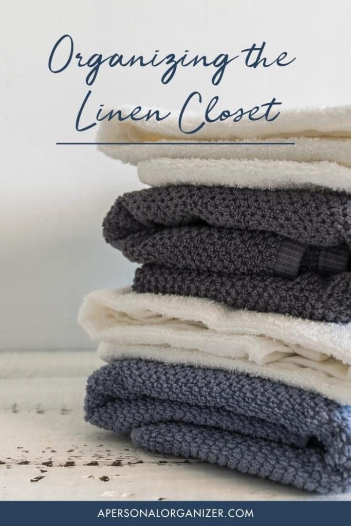 How to Organize The Linen Closet.
