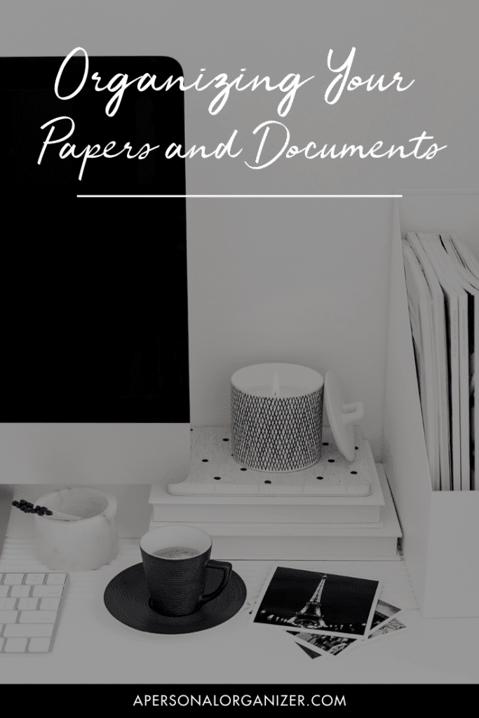 How to Organize Your Papers And Documents.