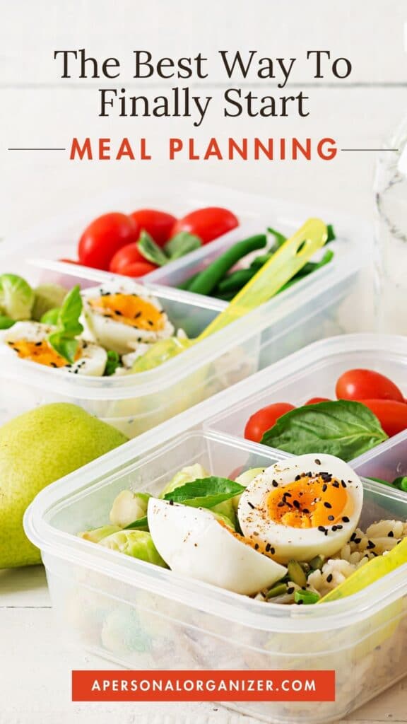 The Best Way To Start Meal Planning
