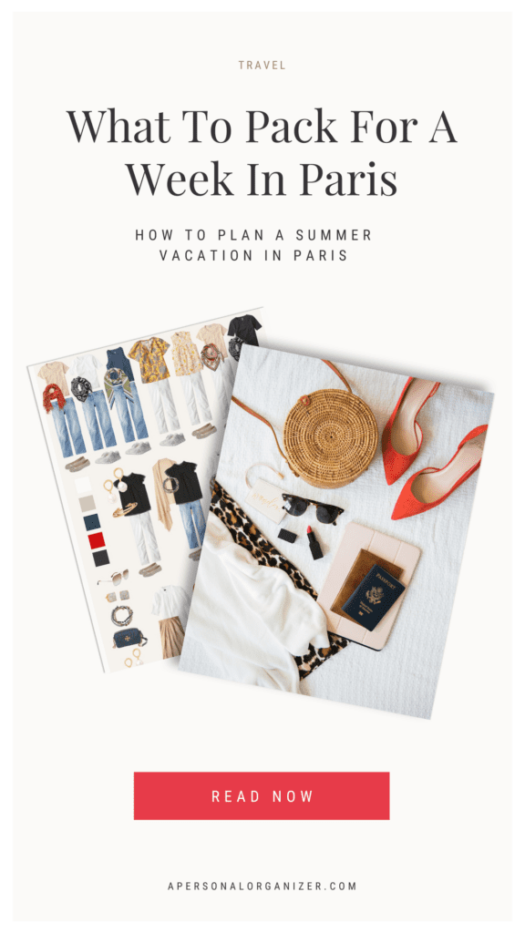 How to Prepare And What to Pack For A Fabulous Week In Paris