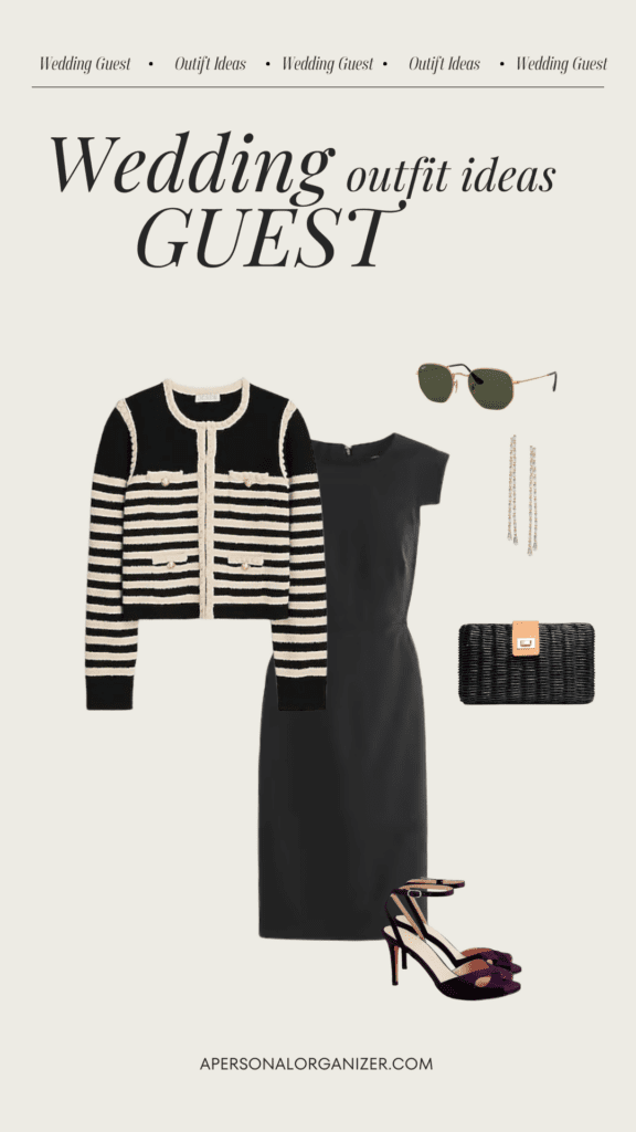 Wedding Guest Outfit Ideas For Women Over 50 - Black and White Outfit