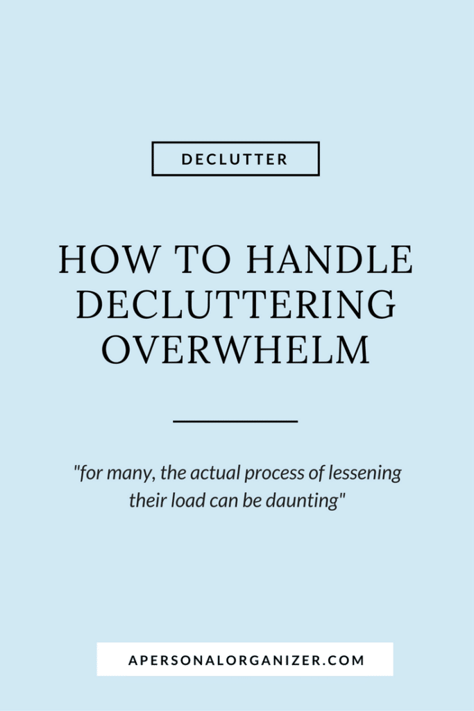 Tips to make decluttering easy.