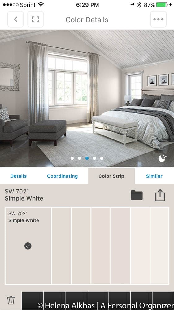 Simple Room with different color straps - A Personal Organizer