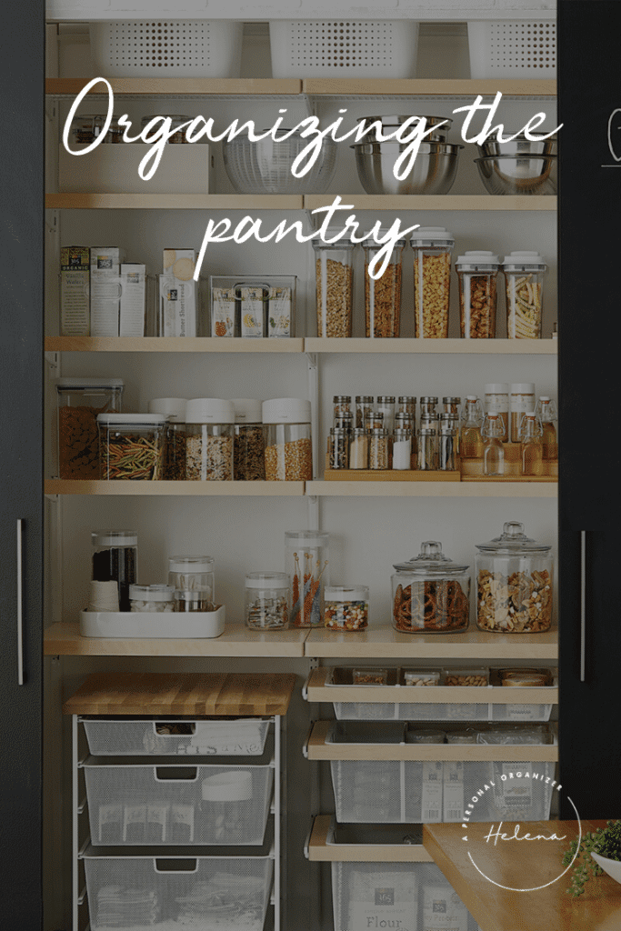 organizing the pantry