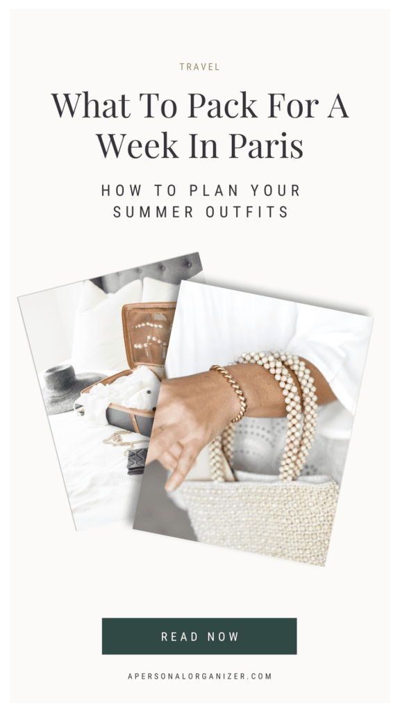 How to Prepare And What to Pack For A Fabulous Week In Paris