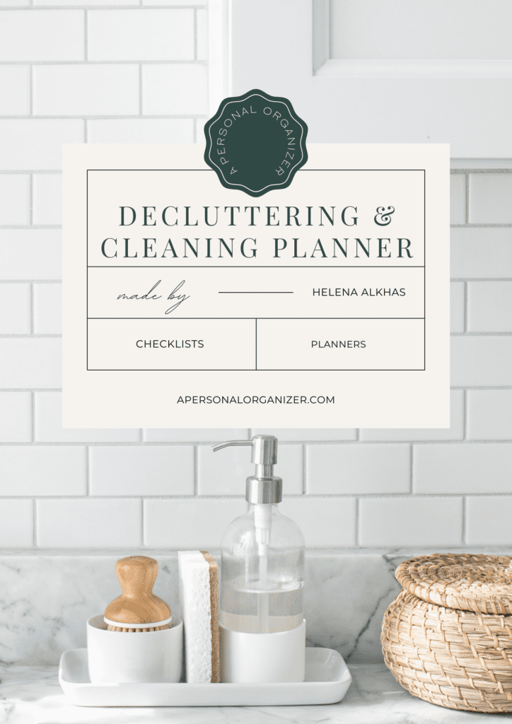 Decluttering and Cleaning Planner